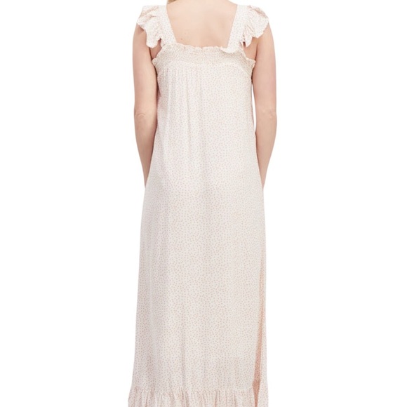 Sadie & Sage Women Polka Dots Maxi Dress, Ivory Elegant Sleeveless women Size M - Picture 3 of 4